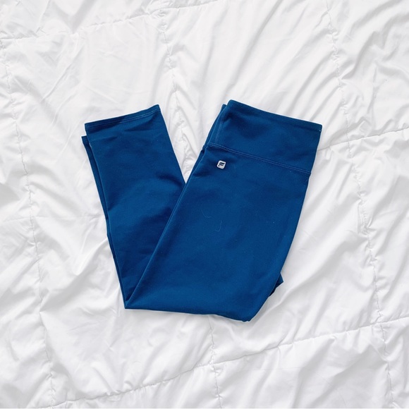 Fabletics Pants - LIKE NEW! FABLETICS! TURQUOISE BLUE WORKOUT GYM CAPRI LEGGINGS!